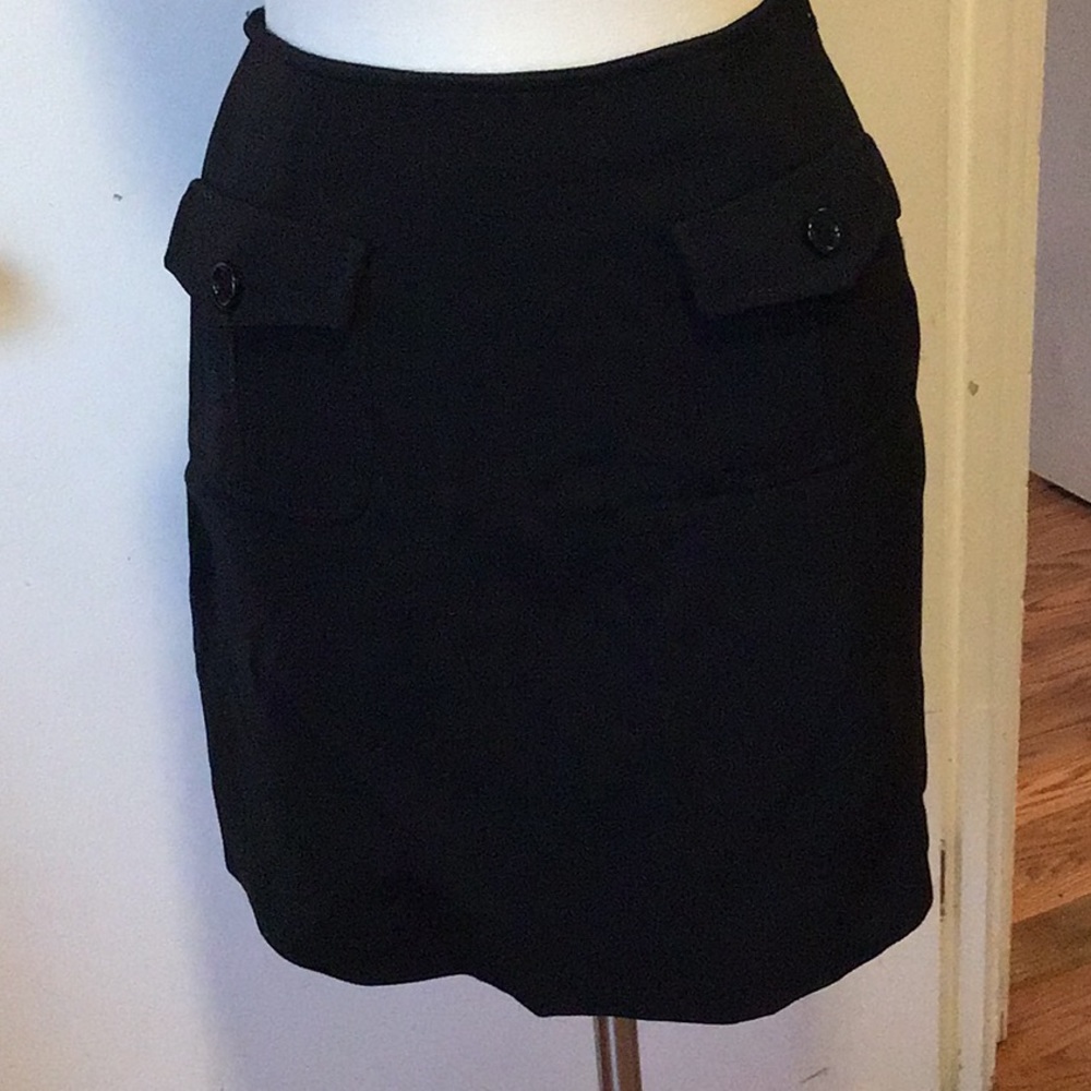 Prada black mini skirt